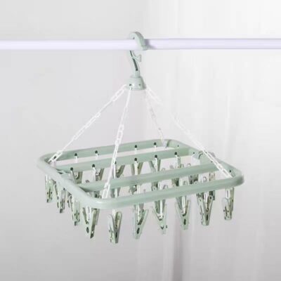Thickened Clothes Drying Rack-Light Green