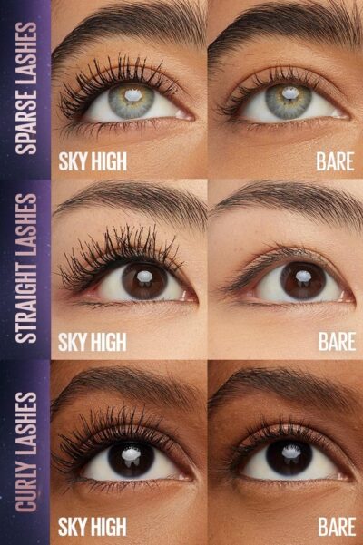 Maybelline Lash Sensational Sky High® Washable Mascara Makeup-Very Black