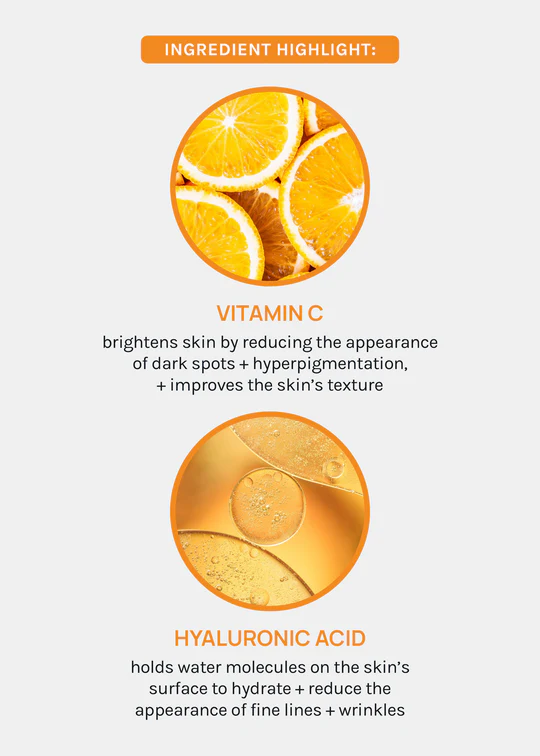 AOA Skin Vitamin C + Hyaluronic Acid Serum-1 fl oz / 30 ml