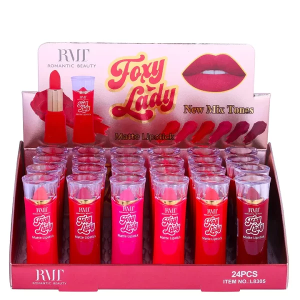 Romantic Beauty Foxy Lady Matte Lipstick Reds