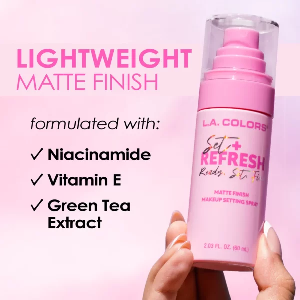 LA Colors Set + Refresh Setting Sprays-CSS338 Matte