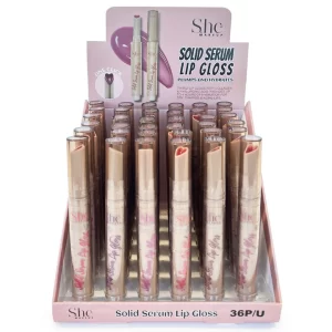 She Makeup Solid Serum Lip Gloss