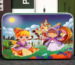 60-piece Iron Box Puzzle-little girl dancing