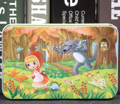 60-piece Iron Box Puzzle-Little Red Riding Hood