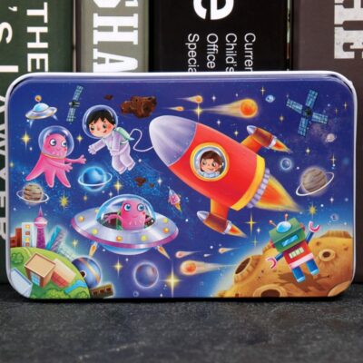 60-piece Iron Box Puzzle-space