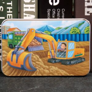 60-piece Iron Box Puzzle-excavator