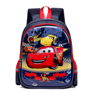 Middle And Large Class Backpack-HHLWG047-Cars Dark Blue