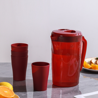 Cold Water Kettle-Red-5-piece set Red
