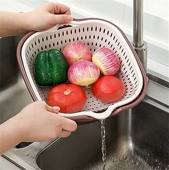 2 in 1 Basket Strainer