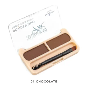 Italia Deluxe Brow Fix Powder Duo-01 Chocolate