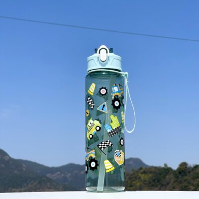 800ML Straw Space Cup-Green