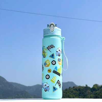 800ML Straw Space Cup-Green