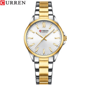 Curren Stainless Steel Women's Watch- gold silver 1