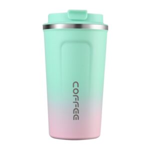 510ml Stainless Steel Cup- greenpink