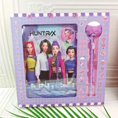 Huntrix Pom-Pom Notebook -purple