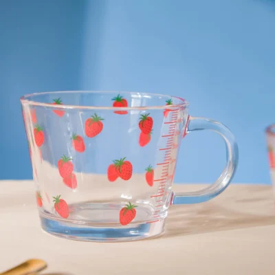 Strawberry Glass Cup