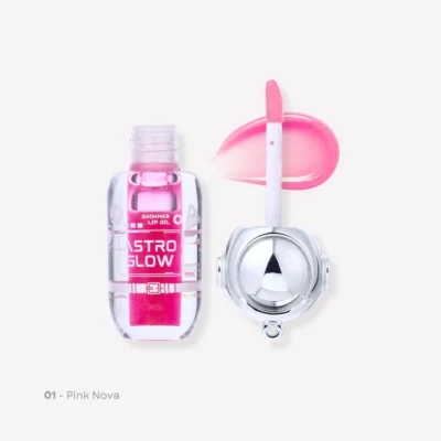 LO-8081-01 Romantic Beauty Astro Glow Lip Oil Keychain