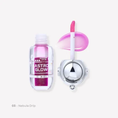 LO-8081-03 Romantic Beauty Astro Glow Lip Oil Keychain