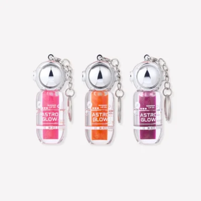 LO-8081Group Romantic Beauty Astro Glow Lip Oil Keychain