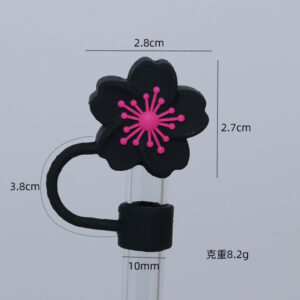 Stanley 10mm Straw Cap-Black Rose Begonia