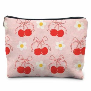 Floral Print Cosmetic Bag-4