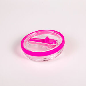 40oz Cup Lid With Straw-rose red