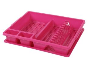 Dish Drainer Rack-Red