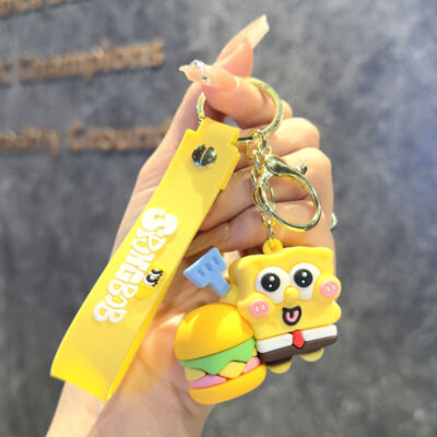 Cartoon Animation Keychain-Hamburger