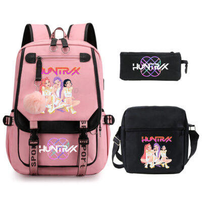 Huntrix 3pcs Backpack-Pink