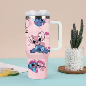 40oz Stainless Steel Stitch Tumbler