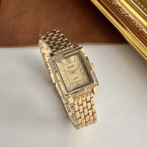 Women Stainless Steel Watch-gold