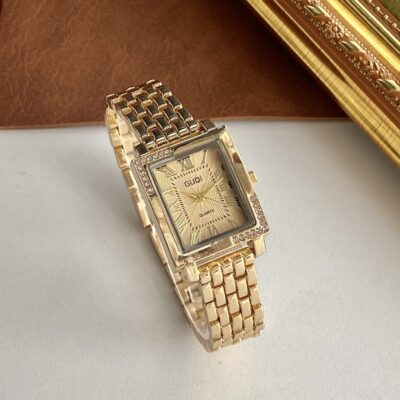 Women Stainless Steel Watch-gold