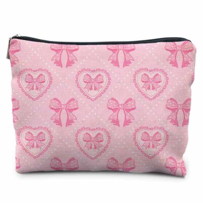 Floral Print Cosmetic Bag-1