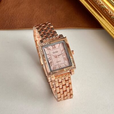 Women Stainless Steel Watch- rose gold