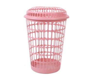 Bathroom Laundry Basket-Pink