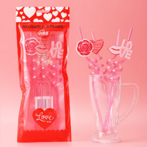 Valentine's Day Straws