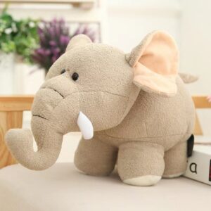 Long-nosed Elephant Plush Toy-Gray Elephant