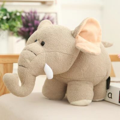 Long-nosed Elephant Plush Toy-Gray Elephant