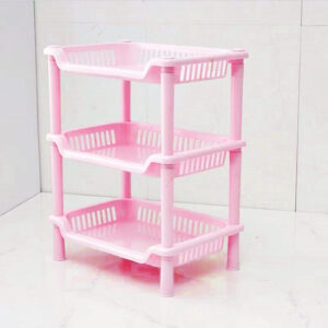 three-Tier Storage Shelf-pink