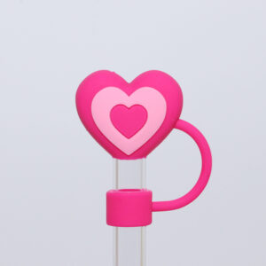 Stanley 10mm Straw Cap-Rose Red Heart