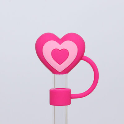 Stanley 10mm Straw Cap-Rose Red Heart