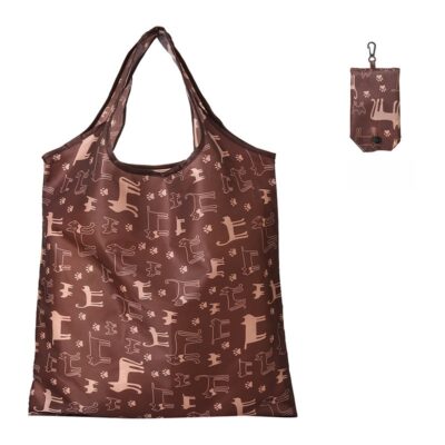 Foldable Shopping Bag-Emerald green