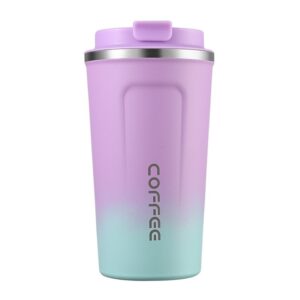 510ml Stainless Steel Cup-purple-green