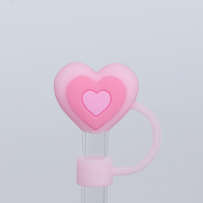 Stanley 10mm Straw Cap-Pink Heart