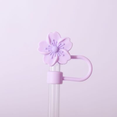Stanley 10mm Straw Cap-Purple Begonia
