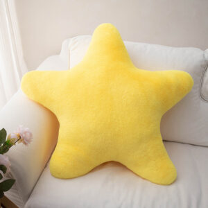 Nordic Star Throw Pillow-Yellow