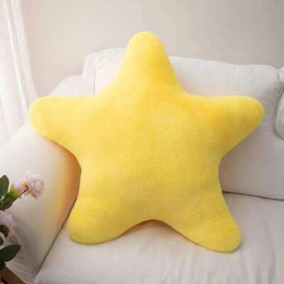 Nordic Star Throw Pillow-Yellow