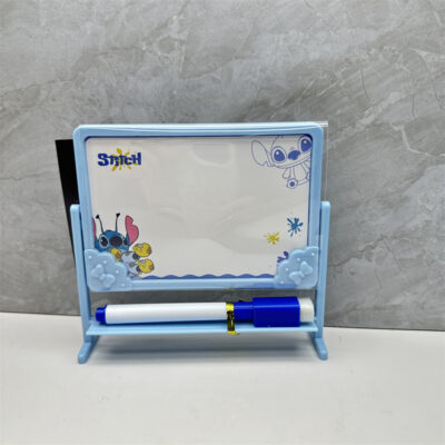 Stitch Writable Magnetic Blackboard with Fridge Magnets- blue