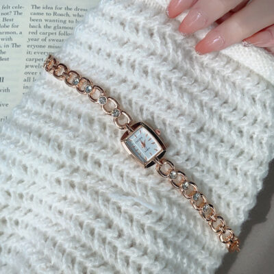 Women Bracelet Watch- rosegold