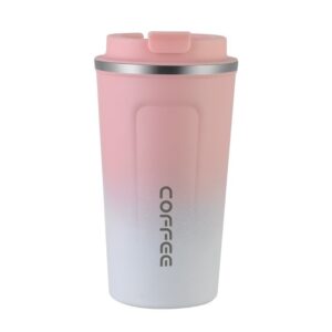 510ml Stainless Steel Cup-pink-white